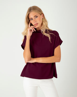 Blusa Fluido Burgundy