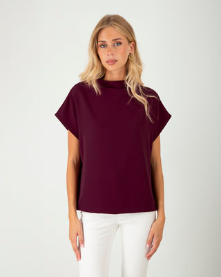 Blusa Fluido Burgundy