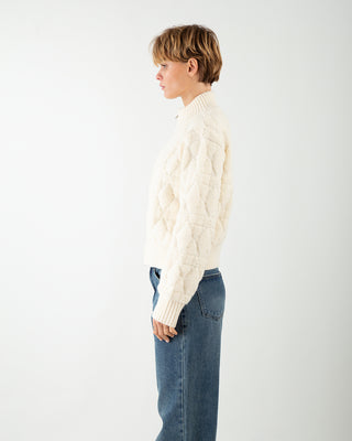 Bomber Zip Bouclé