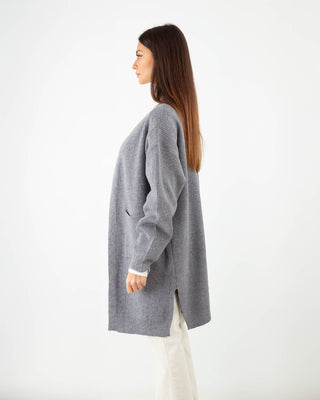 Cardigan Costina Tasche Grigio