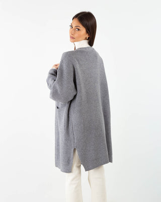 Cardigan Costina Tasche Grigio