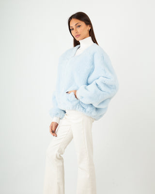 Eco-Fur Over Short Blue