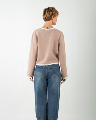 Giacchina in Maglia Bottoni