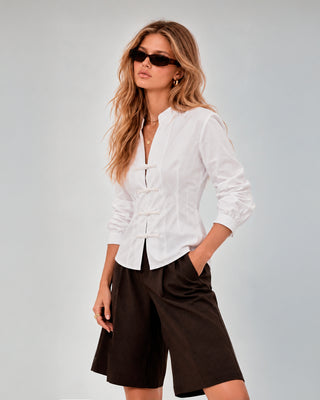 Camicia Napoleonica Bianca