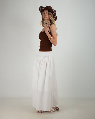 Gonna Popeline Tasche White