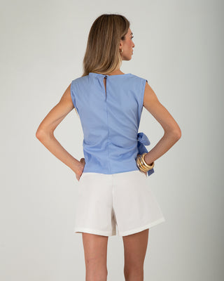 Top Fiocco Azzurro
