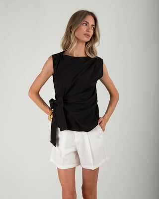 Top Fiocco Nero