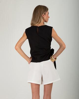 Top Fiocco Nero