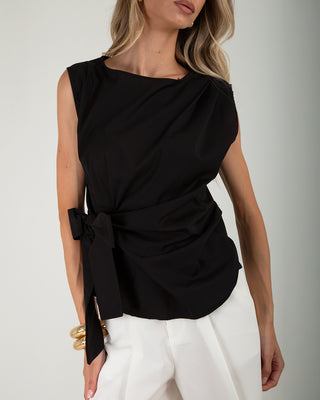 Top Fiocco Nero