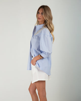 Camicia M. 3/4 Sangallo Light Blue