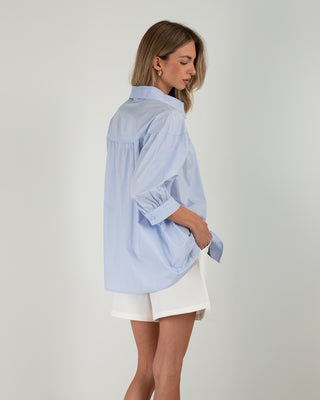 Camicia M. 3/4 Sangallo Light Blue