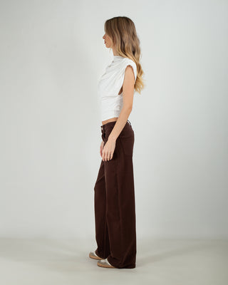 Jeans Baloon Fit Chocolate