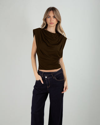 Top Smanicato Sbuffo Choco