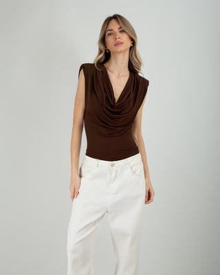 Body Smanicato Sbuffo Moro