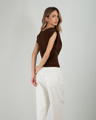 Body Smanicato Sbuffo Moro