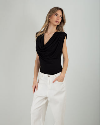 Body Smanicato Sbuffo Nero