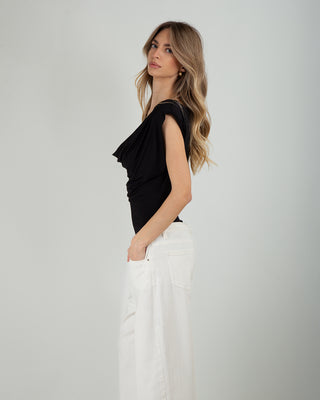 Body Smanicato Sbuffo Nero