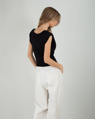 Body Smanicato Sbuffo Nero