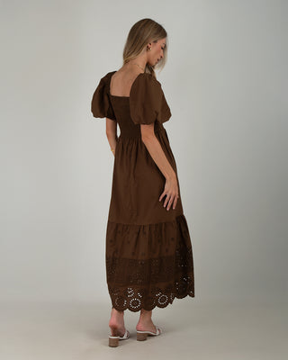 Abito Popeline Sangallo Brown