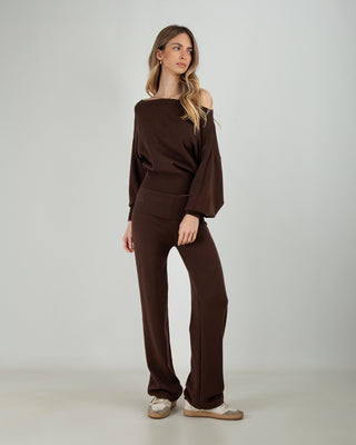 Set Tuta in Maglia Choco