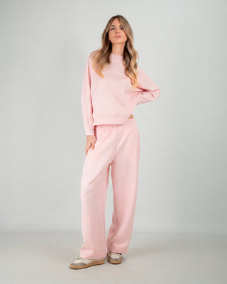 Pink Rhinestone Scuba Jumpsuit