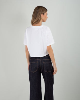 T-shirt Over Crop Bianca