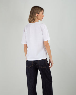 T-shirt scollo V Bianca