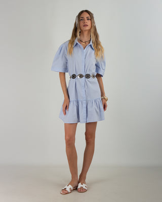 Abito Corto Balza Unita Light Blue