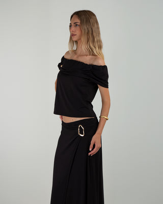 Maglia Scollata Portofino Black