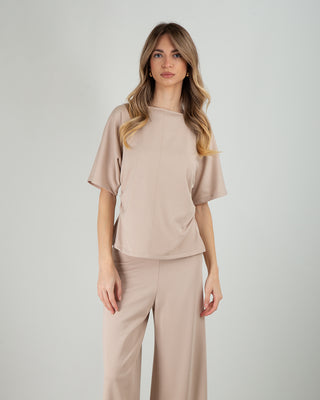 Maglia Arricciata PM Beige