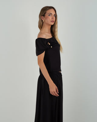 Maglia Scollata Portofino Black