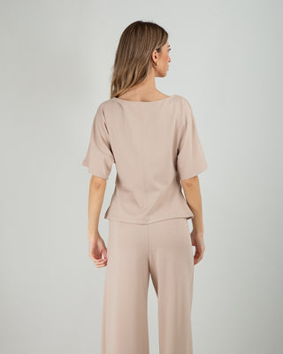 Maglia Arricciata PM Beige