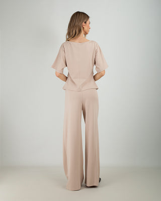 Pantalone Palazzo PM Beige