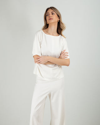 Maglia Arricciata PM Panna