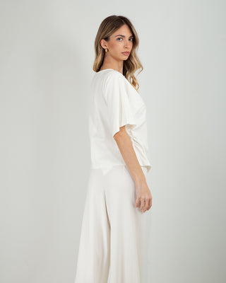 Maglia Arricciata PM Panna