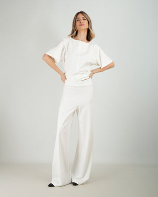 Pantalone Palazzo PM Panna