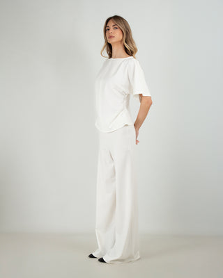 Pantalone Palazzo PM Panna