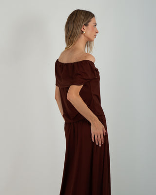 Maglia Scollata Portofino Red Wine