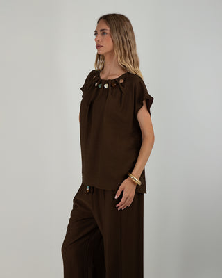 Casacca Pietre Color Coffee