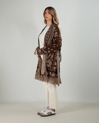 Cardigan Frange Bandana Moro