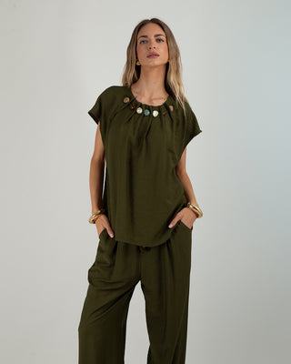 Casacca Pietre Color Military