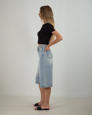 Bermuda Lungo Denim Chiaro