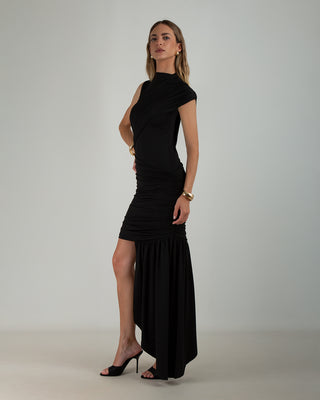Abito Drappeggiato Black