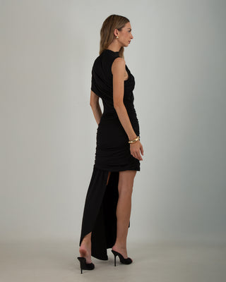 Abito Drappeggiato Black
