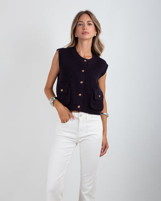 Gilet Bottoni Oro
