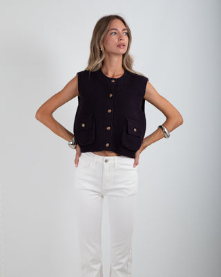Gilet Bottoni Oro