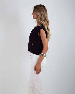 Gilet Bottoni Oro