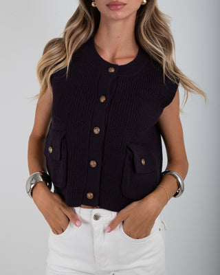 Gilet Bottoni Oro