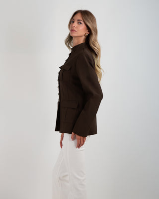 Giacca Napoleonica Brown