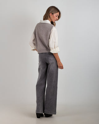 Jeans Wide Leg Grey